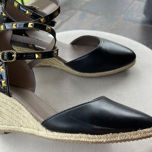 Back zip wedge espadrilles in excellent condition - Picture 9 of 11